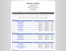 Beauty College Application